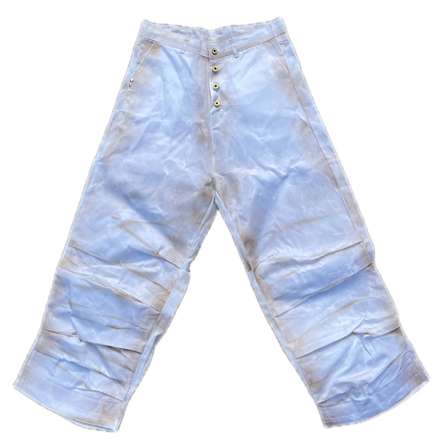 BOORISH BAGGY PANTS WHITE
